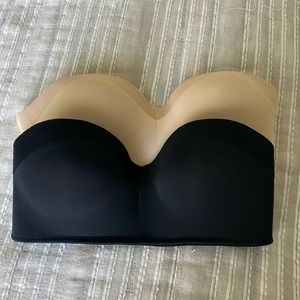 Lively no wire strapless bra (set of 2) 32C